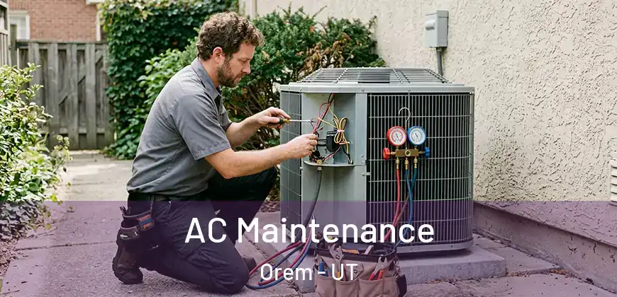 AC Maintenance Orem - UT